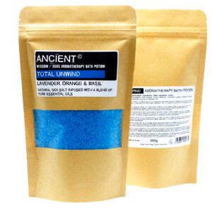 Aromatherapy Bath Potion in Kraft Bag 350g - Total Unwind  (ABPC-01)
