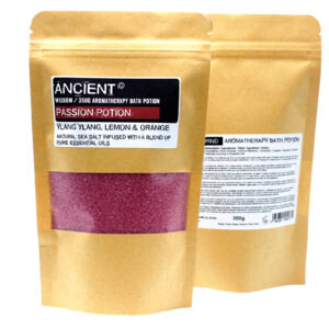 Aromatherapy Bath Potion in Kraft Bag 350g - Passion  (ABPC-04)