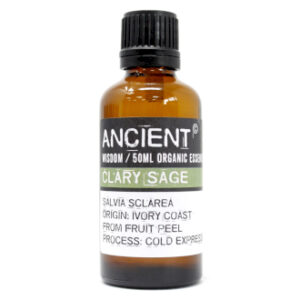Clary Sage Organic Essential Oil 50ml  (PreOrg-14)