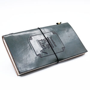 Handmade Leather Journal - Important Things To Do - Grey (80 pages)  (MSJ-11)