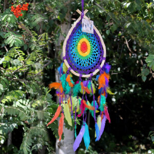 Bali Dreamcatchers - Med Multi Teardrop  (BDC-19)