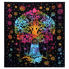 Single Cotton Bedspread + Wall Hanging - Bodhi Tree  (CBWH-20)