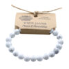 Power Bracelet - White Jasper  (AWPS-03)