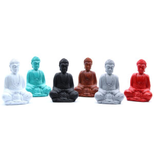 Matt Mini Buddha (Assorted Colours)  (RBud-03)