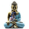Teal & Gold Buddha - Large  (RBud-11)