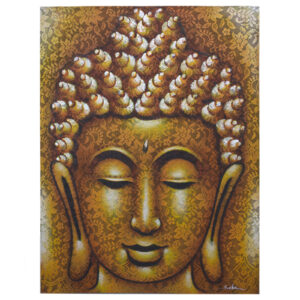 Buddah Painting - Gold Brocade Detail  (BAP-05)