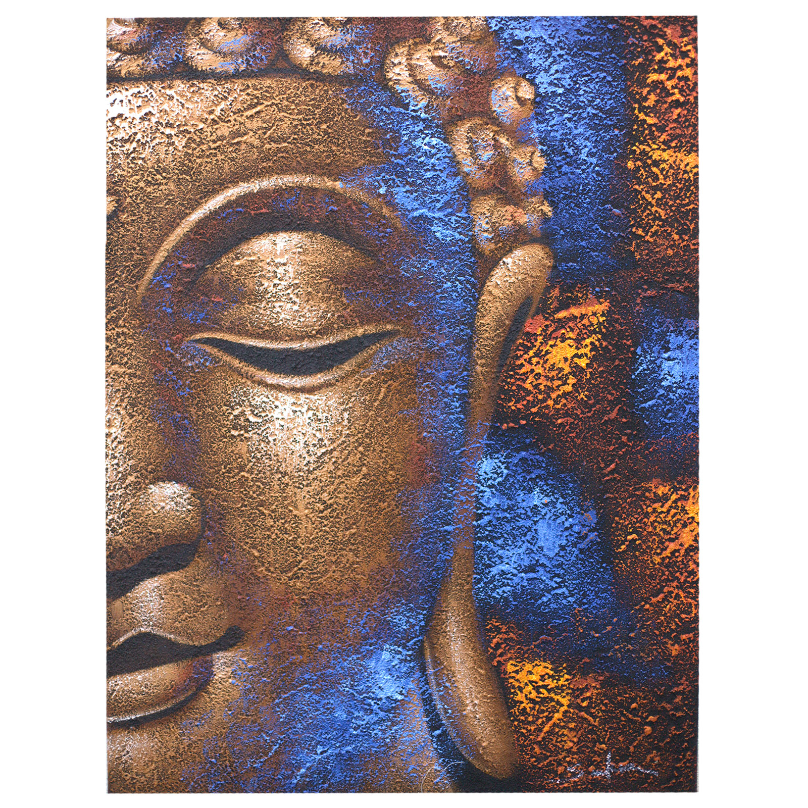 Buddah Painting - Copperface  (BAP-10)