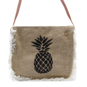 Fab Fringe Bag - Pineapple Print  (FFB-07)