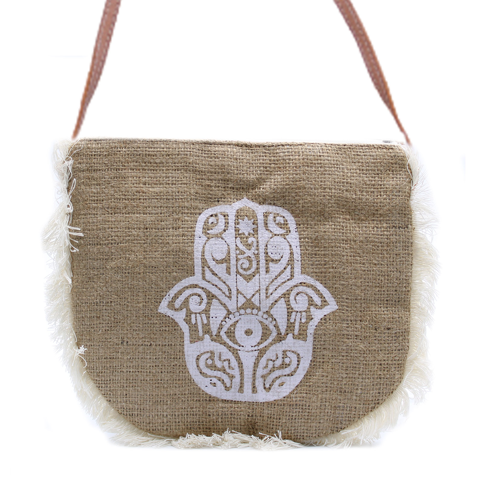 Fab Fringe Bag - Hamsa Print (FFB-08)