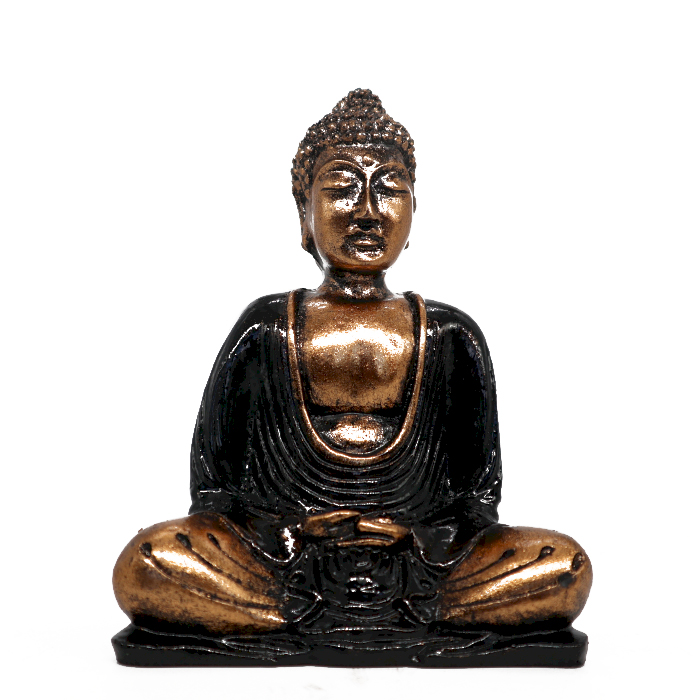 Black & Gold Buddha - Medium  (RBud-04)