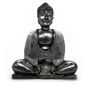 White & Grey Buddha - Medium  (RBud-08)
