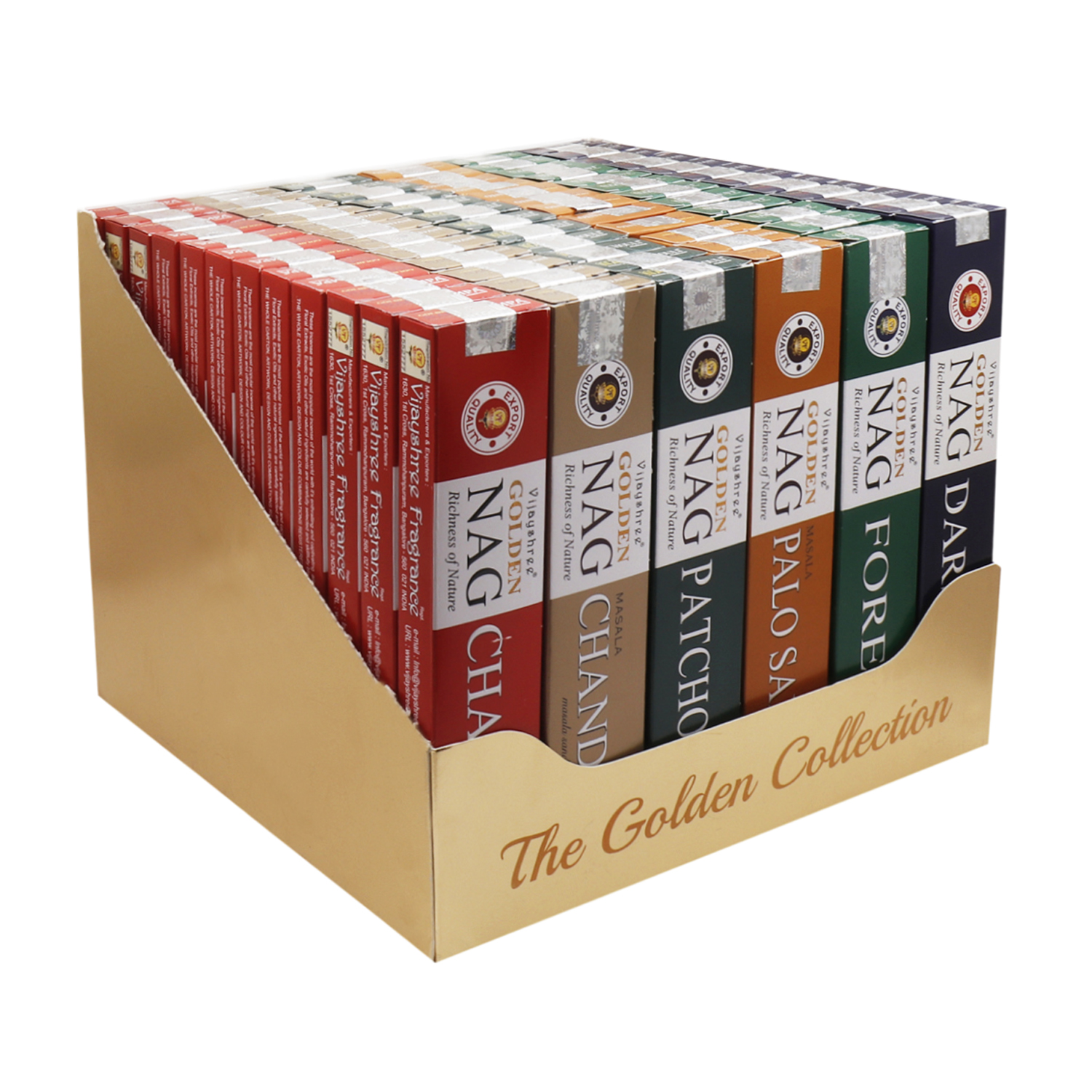 72 x 15g Golden Colletion Box - 6 assorted Fragrances (GoldNCi-14)