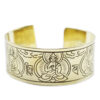 Brass Tibetan Bracelet - Five Buddha  (TMB-03)