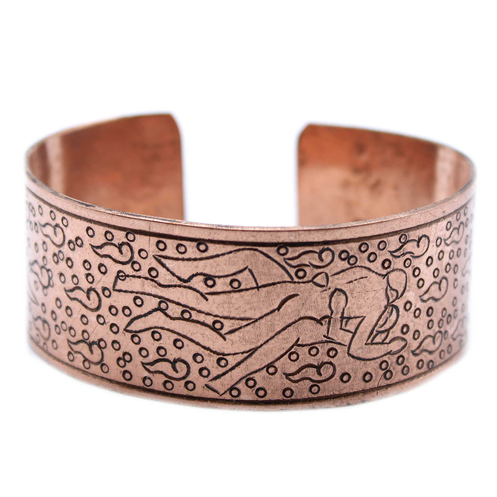 Copper Tibetan Bracelet - Kamasutra (TMB-04)