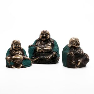Set of 3 - Happy Buddha's (asst sizes)  (BFF-23)