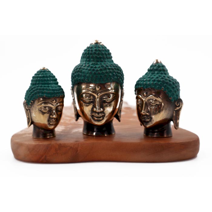 Set of 3 - Buddha Heads (asst sizes)  (BFF-22)