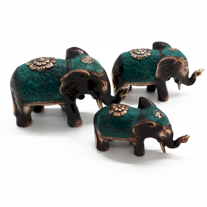 Set of 3 - Lucky Elephants (asst sizes)  (BFF-24)