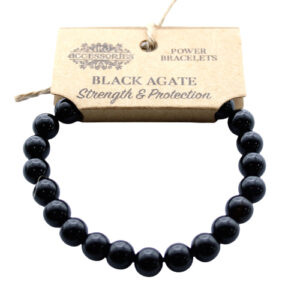 Power Bracelet - Black Agate  (AWPS-04)