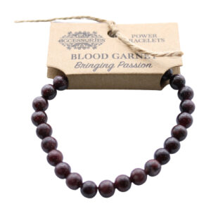 Power Bracelet - Blood Garnet  (AWPS-07)