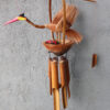 Bamboo Windchime - Natural finish - Mother & Chicks  (BBamC-14)
