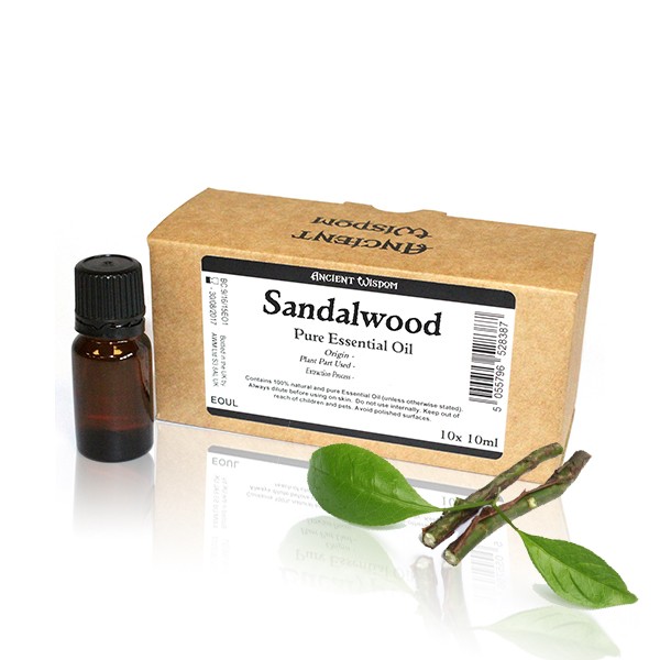 10x 10ml Sandalwood Amayris Essential Oil Unlabelled (EOUL-09)