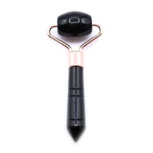 Gemstone Mini Roller - Black Obsidian  (GemFR-17)