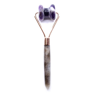 Gemstone Jawline Roller - Amethyst  (GemFR-09)