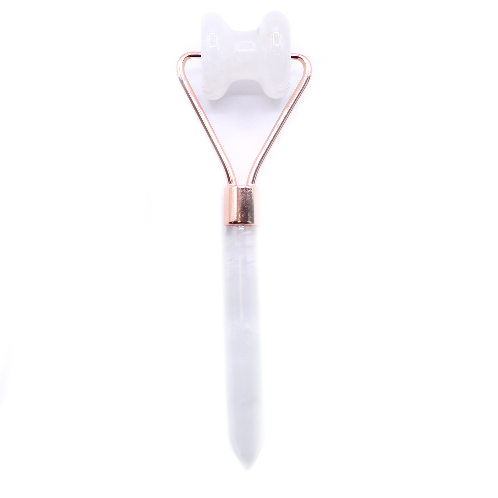 Gemstone Jawline Roller - Rock Quartz (GemFR-08)