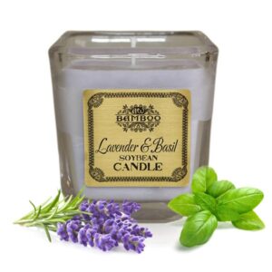 Soybean Jar Candles - Lavender & Basil  (SoyC-01)