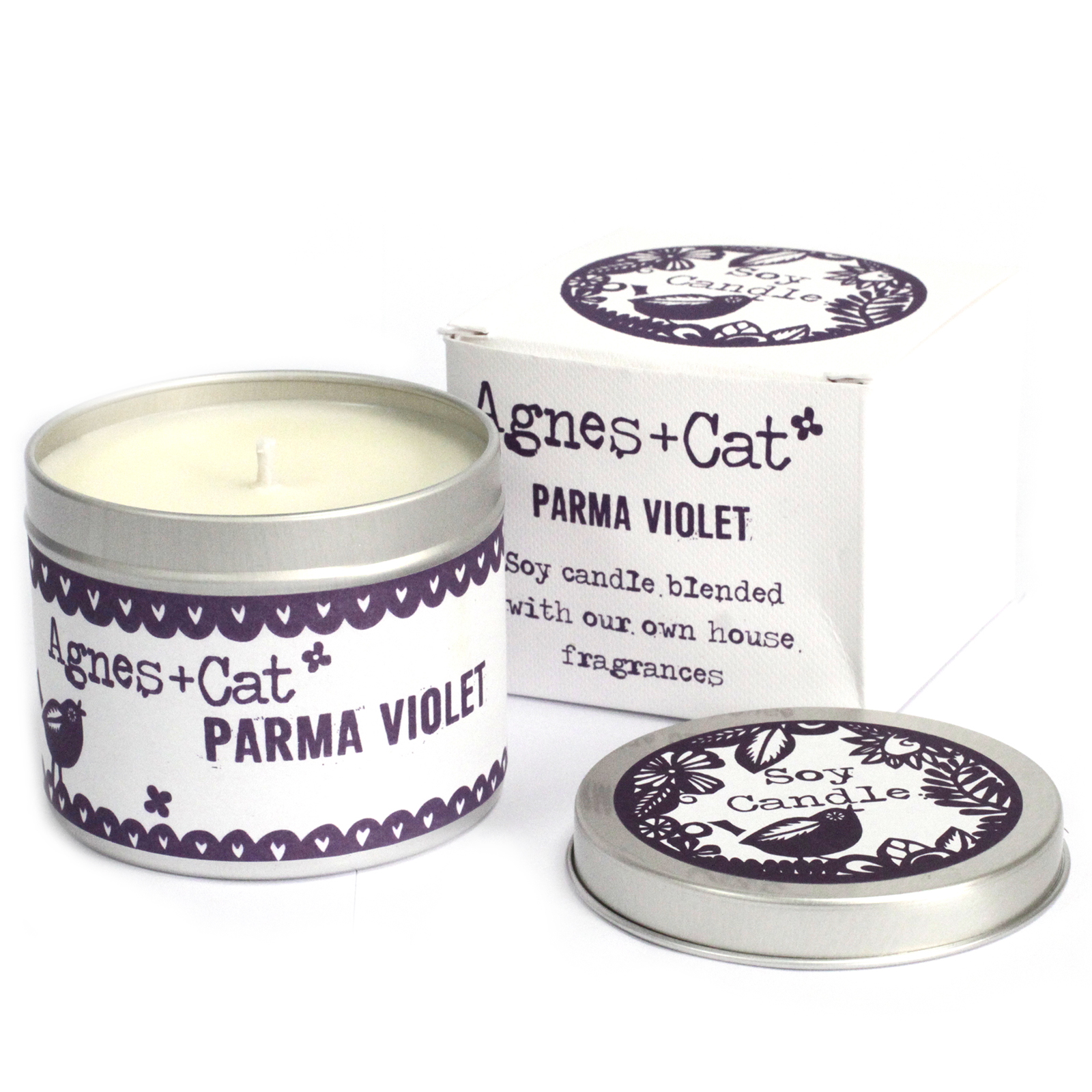 Tin Candle - Parma Violet  (ACTC-09)