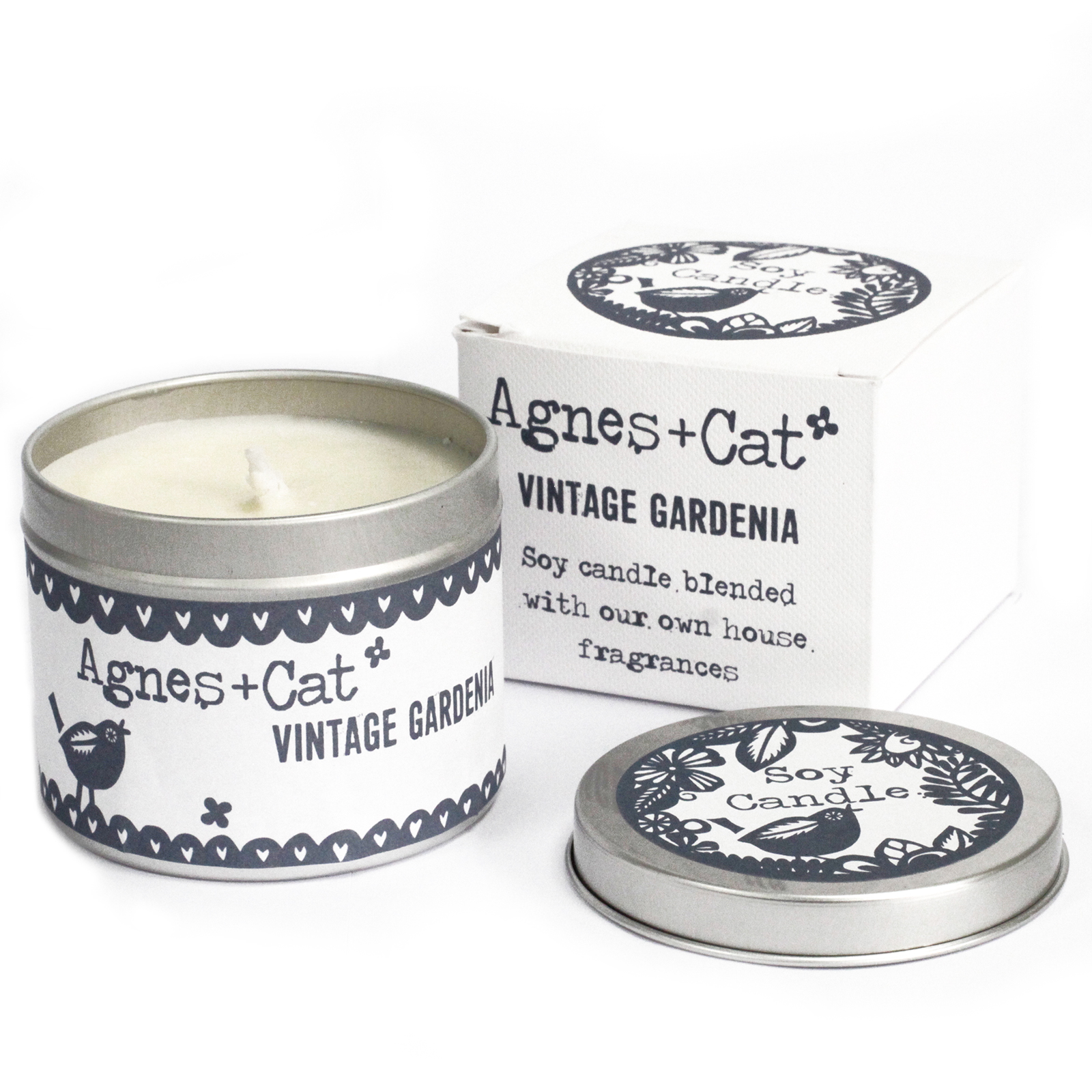 Tin Candle - Vintage Gardenia  (ACTC-16)