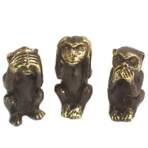 Set of 3 - See No Evil etc - Monkeys  (BFF-12)