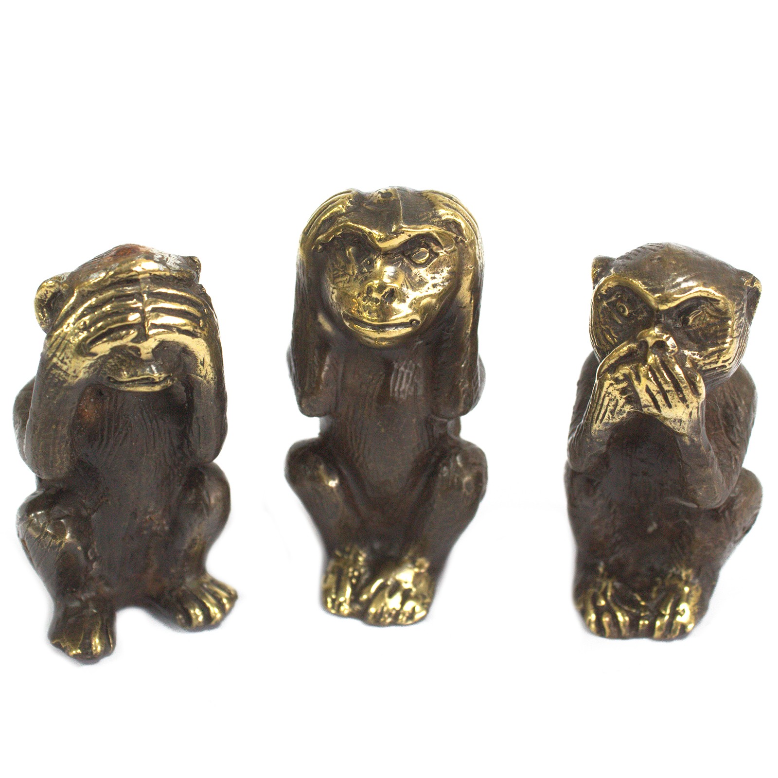 Set of 3 - See No Evil etc - Monkeys  (BFF-12)