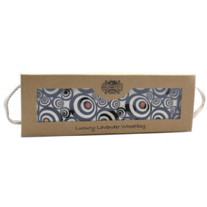 Luxury Lavender  Wheat Bag in Gift Box  - Illusion  (AWHBL-08)