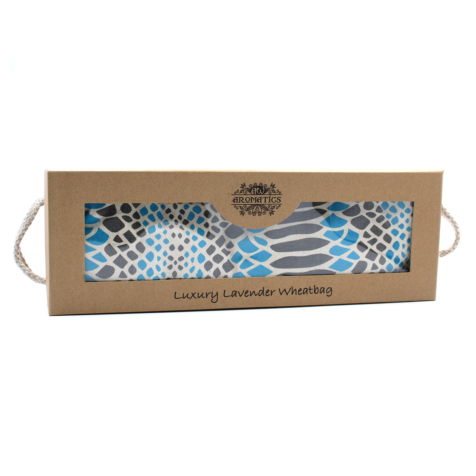 Luxury Lavender Wheat Bag in Gift Box - Blue Viper (AWHBL-09)