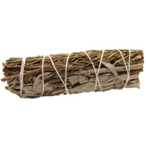 Smudge Stick - White Sage & Rosemary 10cm  (MSage-21)