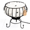 Low Salt Rock Brazier Lamp
