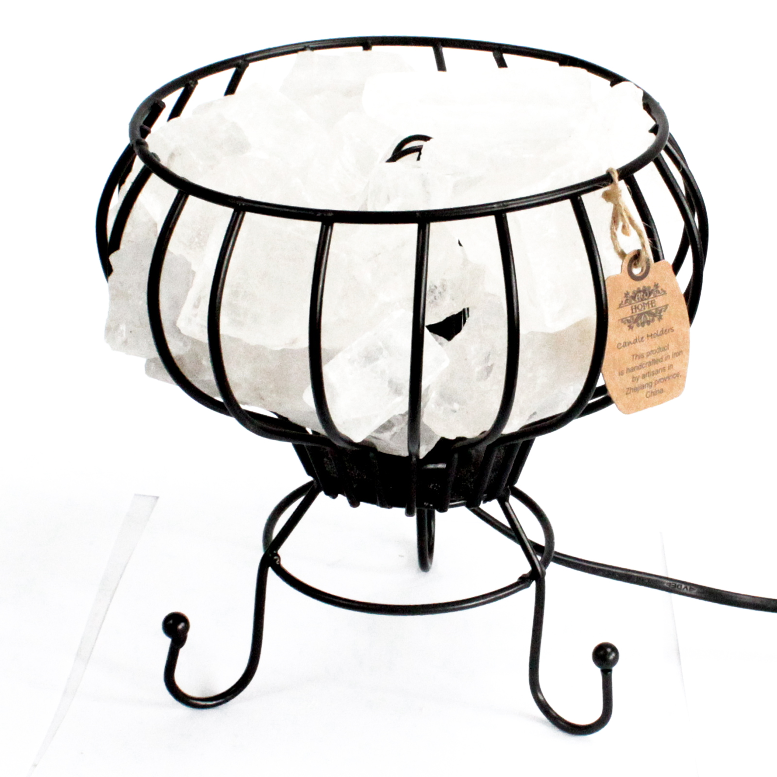 Low Salt Rock Brazier Lamp