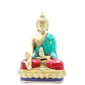 Brass Buddha Figure - Hands Down - 11.5 cm  (BBFG-02)