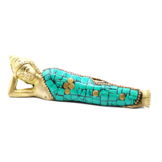 Brass Buddha Figure - Lying Down - 10cm  (BBFG-06)