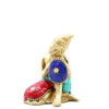 Brass Buddha Figure - Thinking - 6.5 cm  (BBFG-09)