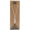 Gemstone Classic Point Pendant - Rose Quartz  (GPJ-02)