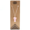 Gemstone Guardian Angel Pendant - Rose Quartz  (GPJ-17)