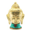 Brass Buddha Figure - Sm Head - 5 cm  (BBFG-10)