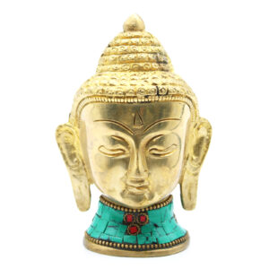 Brass Buddha Figure - Sm Head - 5 cm (BBFG-10)