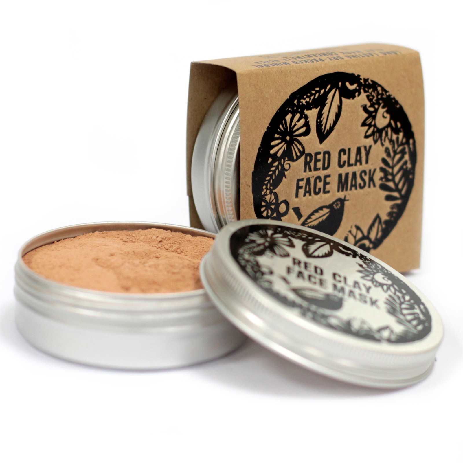 Red Clay Face Mask 80g  (ACFM-01DS)