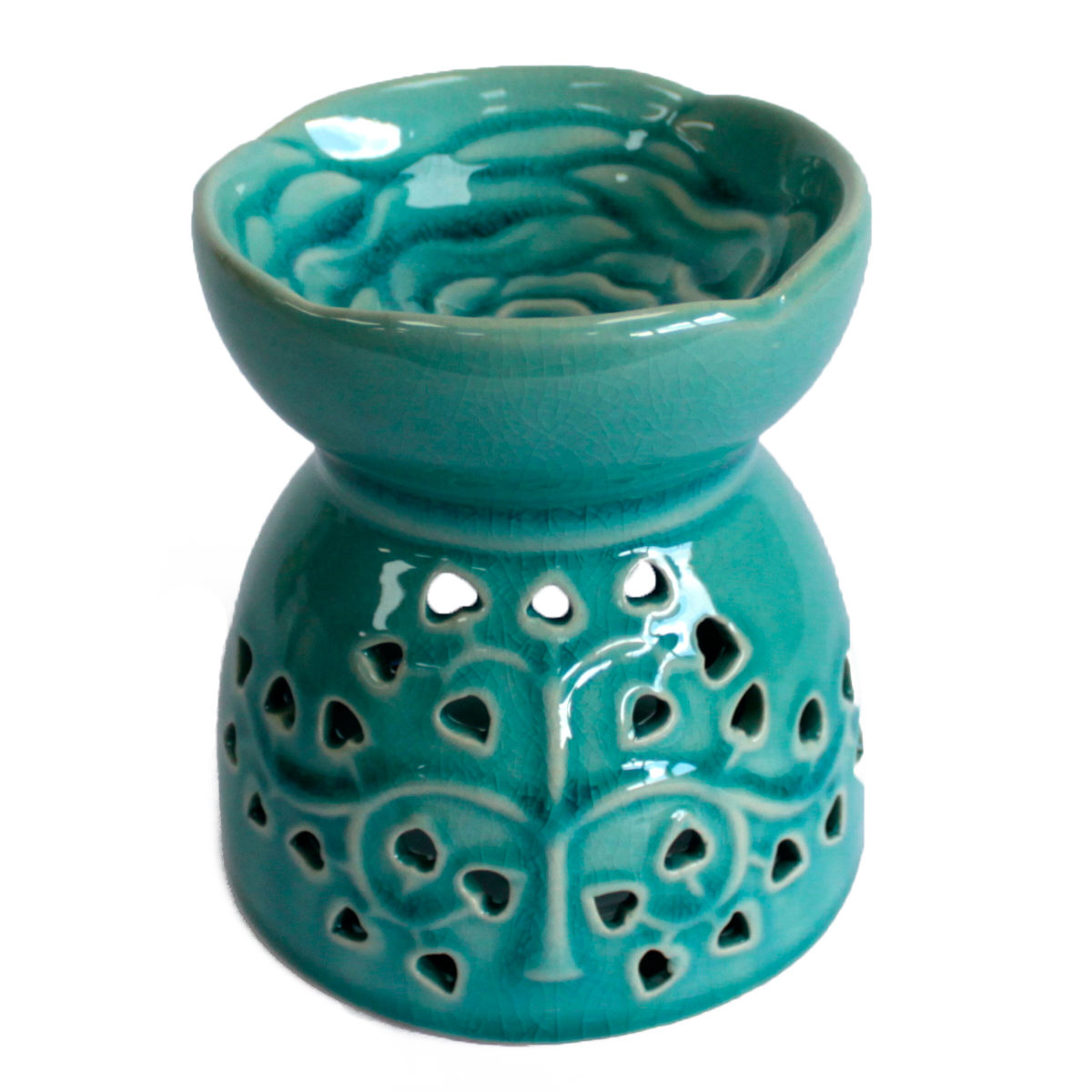 Tree of Life Oil Burner - Blue  (OBToL-01)