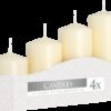 Set of Pillar Candles  50mm (11/16/22/33H) (4 pieces) - Ivory  (PC-05)