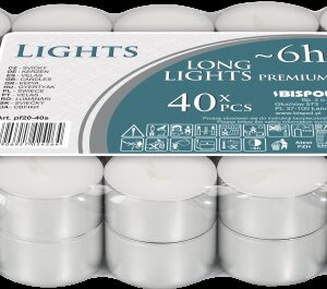 Unscented Tealight - 6h  (TLS-09)