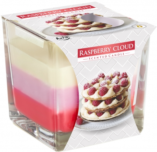 Rainbow Jar Candle - Raspberry Cloud (RJC-01)